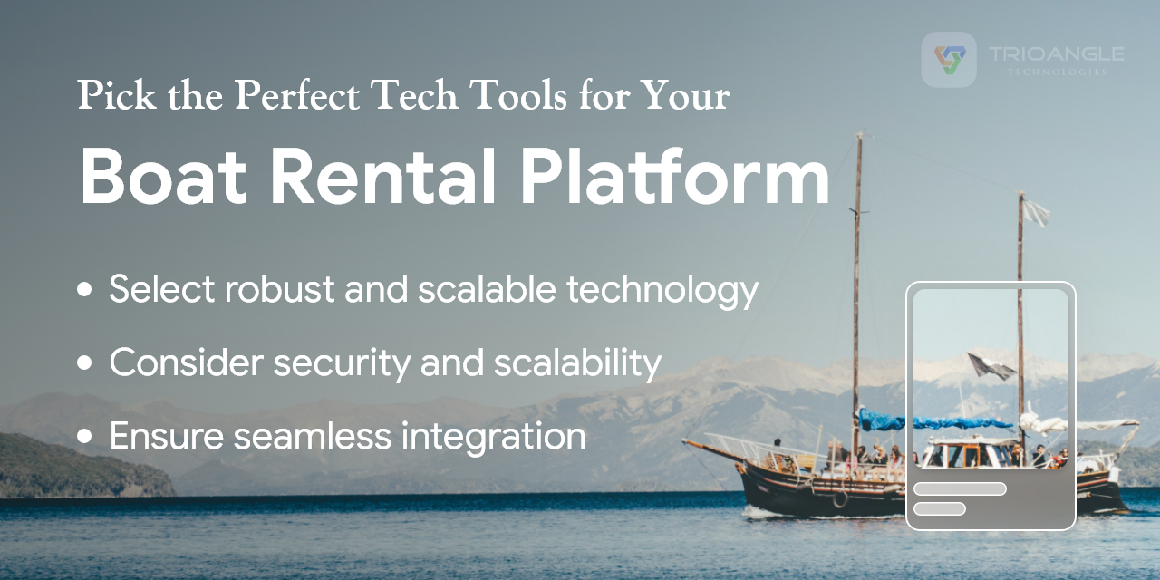 Boat Rental App Tech-Stack