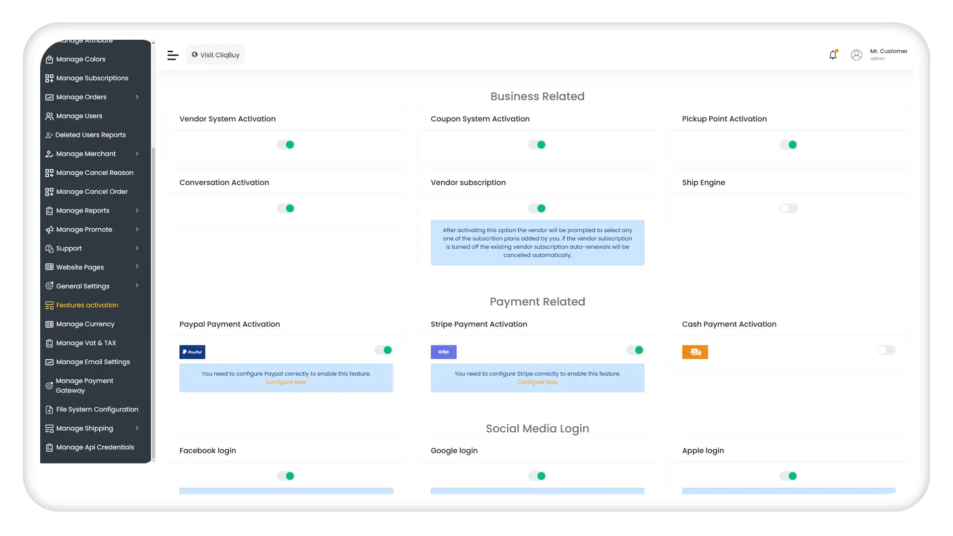 Multi Vendor Clone Script